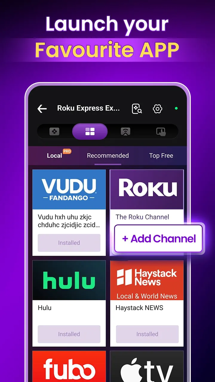 Remote Control for Roku TV