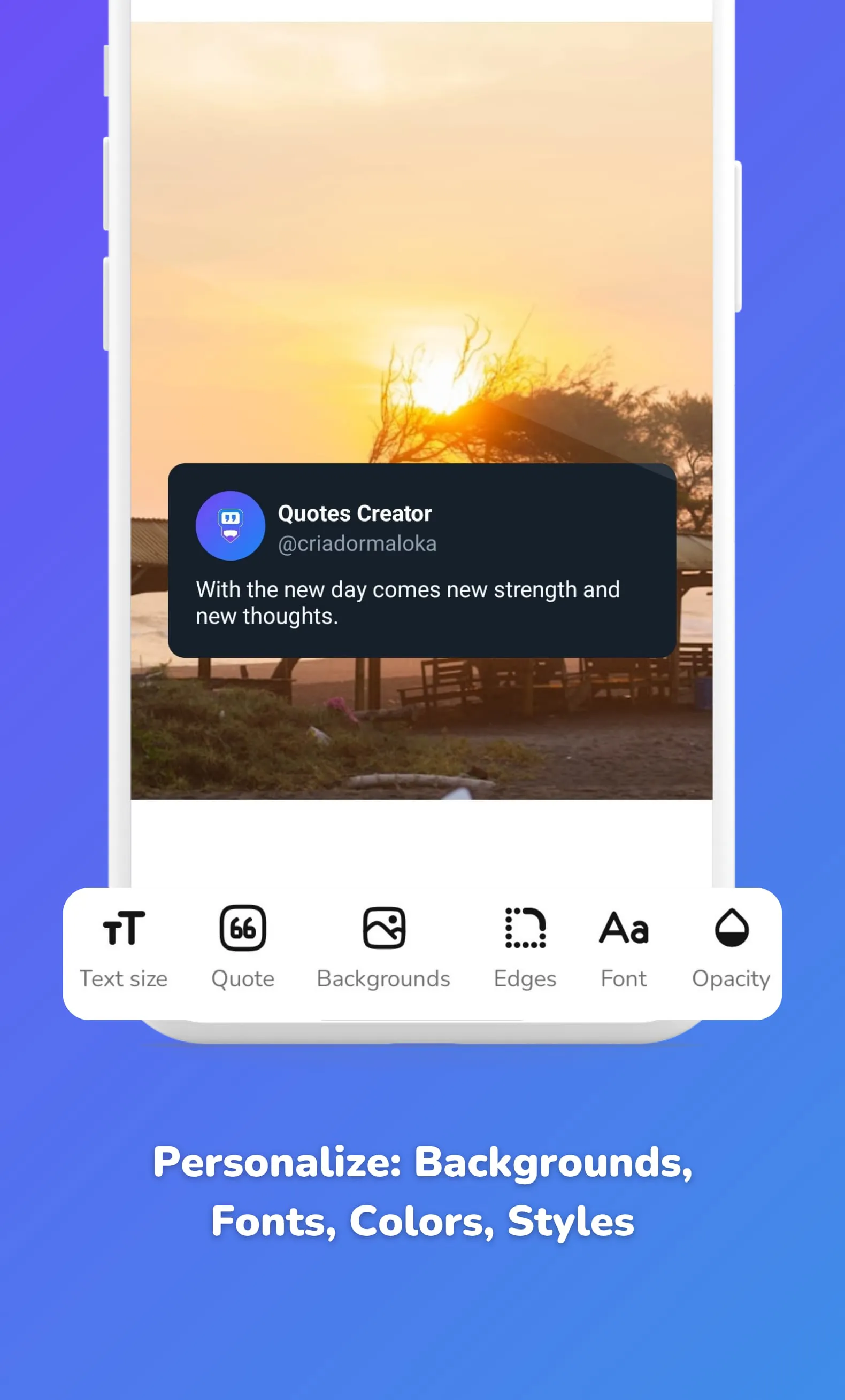 Quotes Creator App 2026