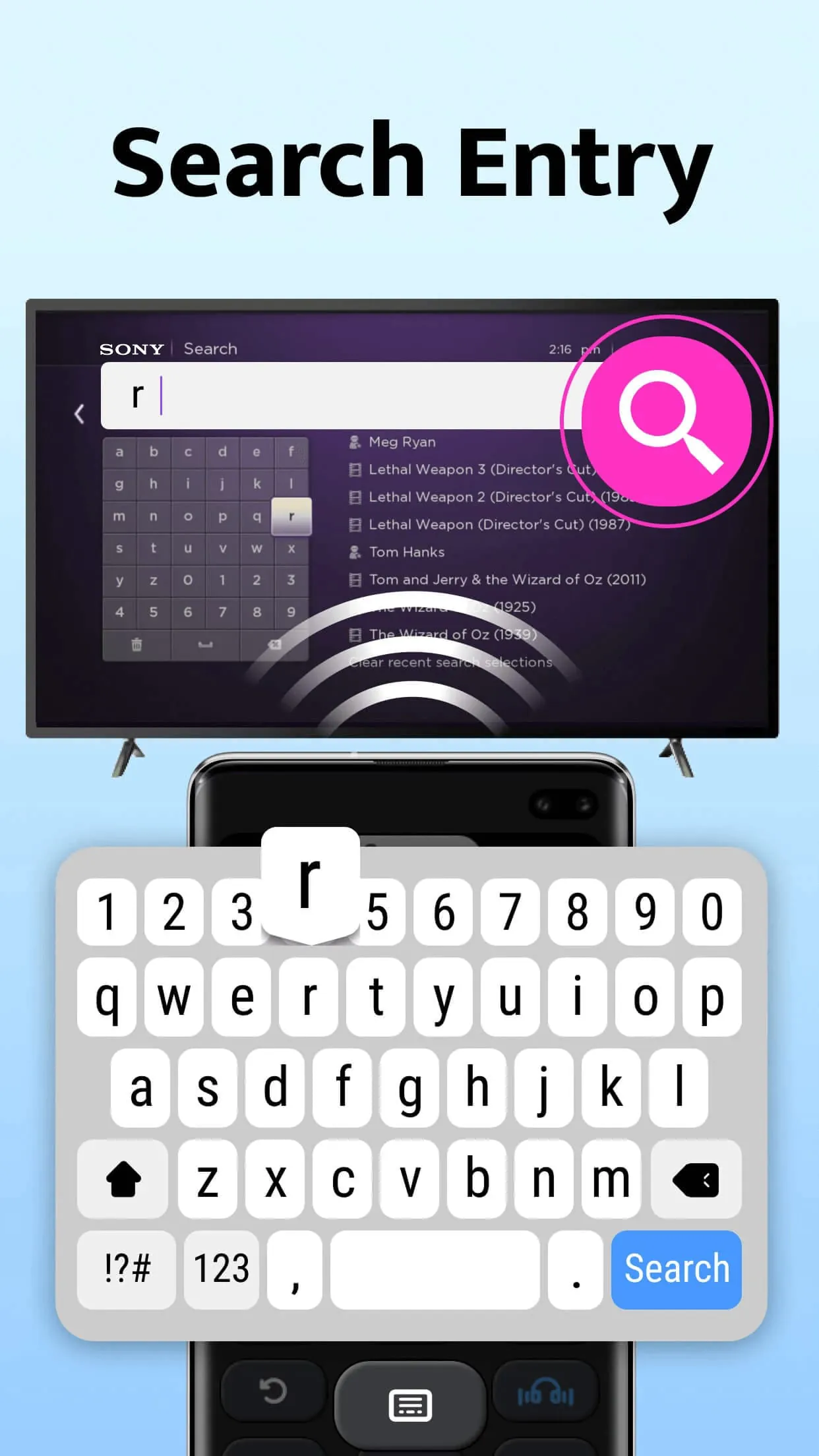 Remote Control for TV