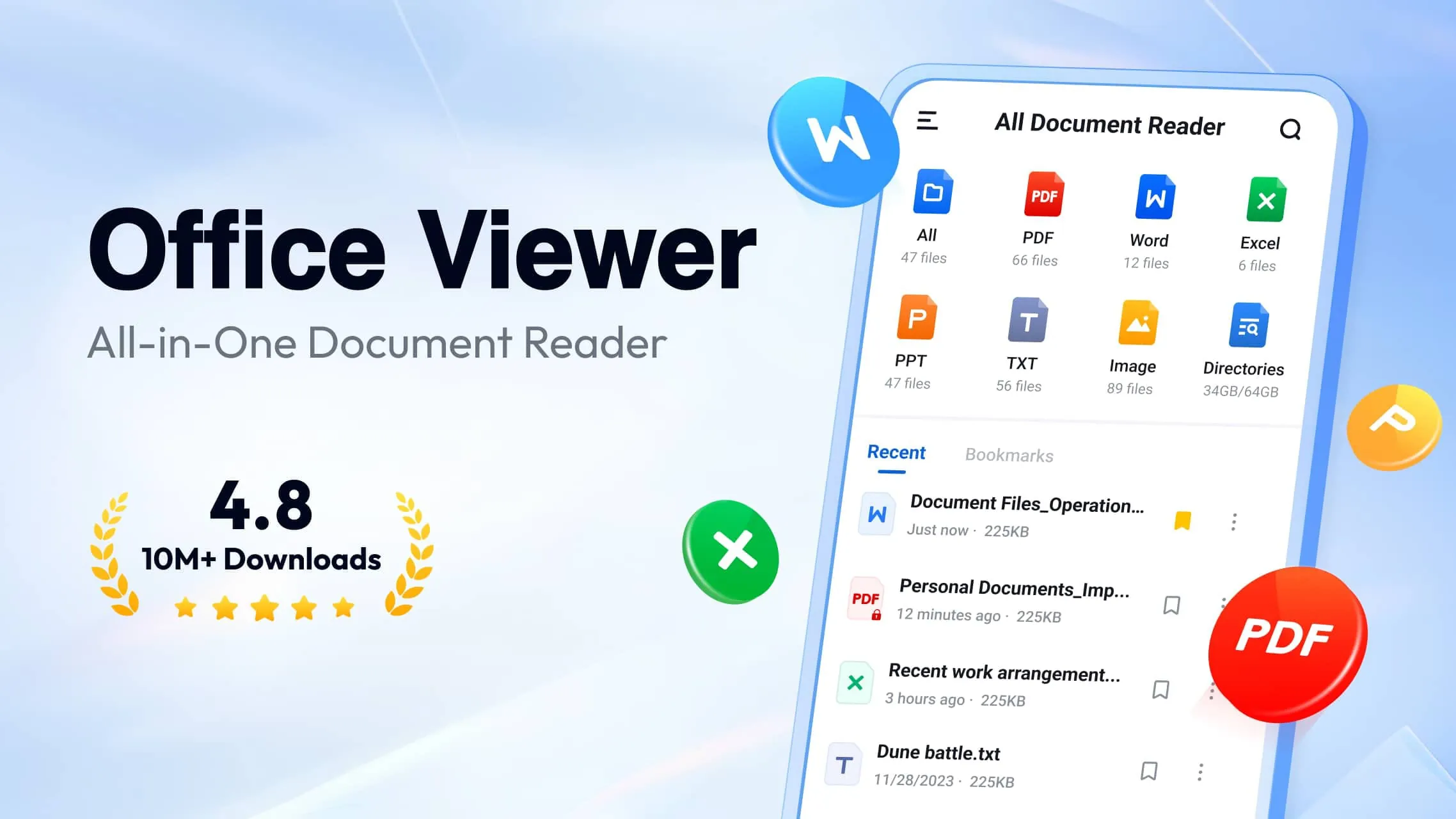 Document Reader & PDF Editor