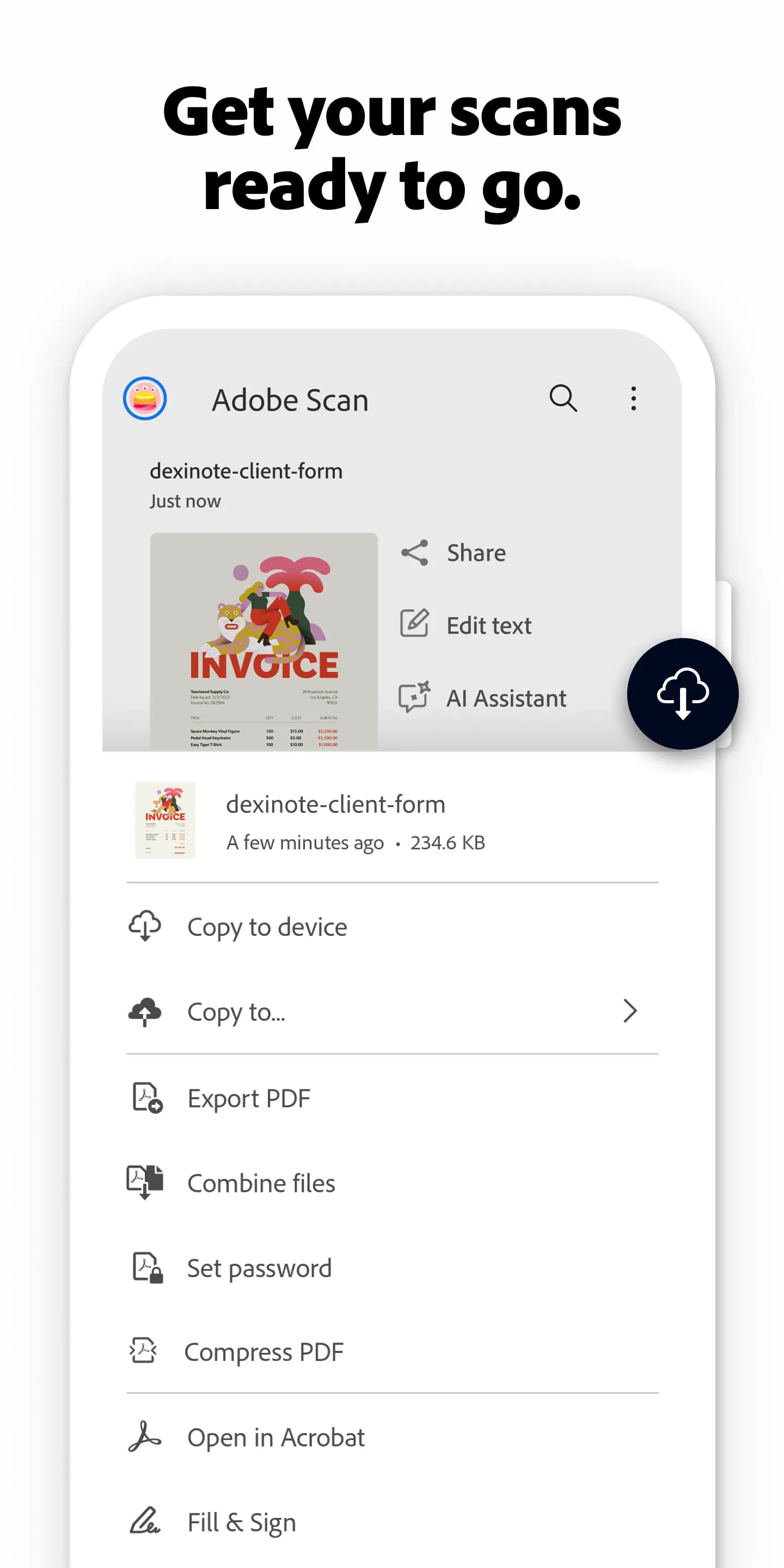 Adobe Scan AI PDF Scanner