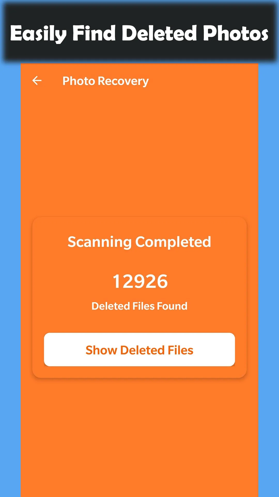 Deleted Photo Recovery