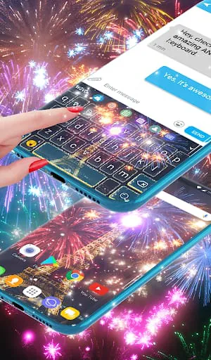 New Year Fireworks Wallpaper