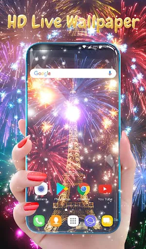 New Year Fireworks Wallpaper