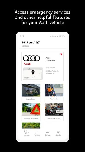 Motion for Audi connect