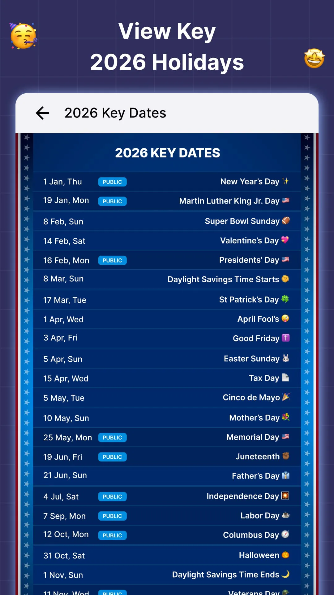 2026 Calendar Launcher