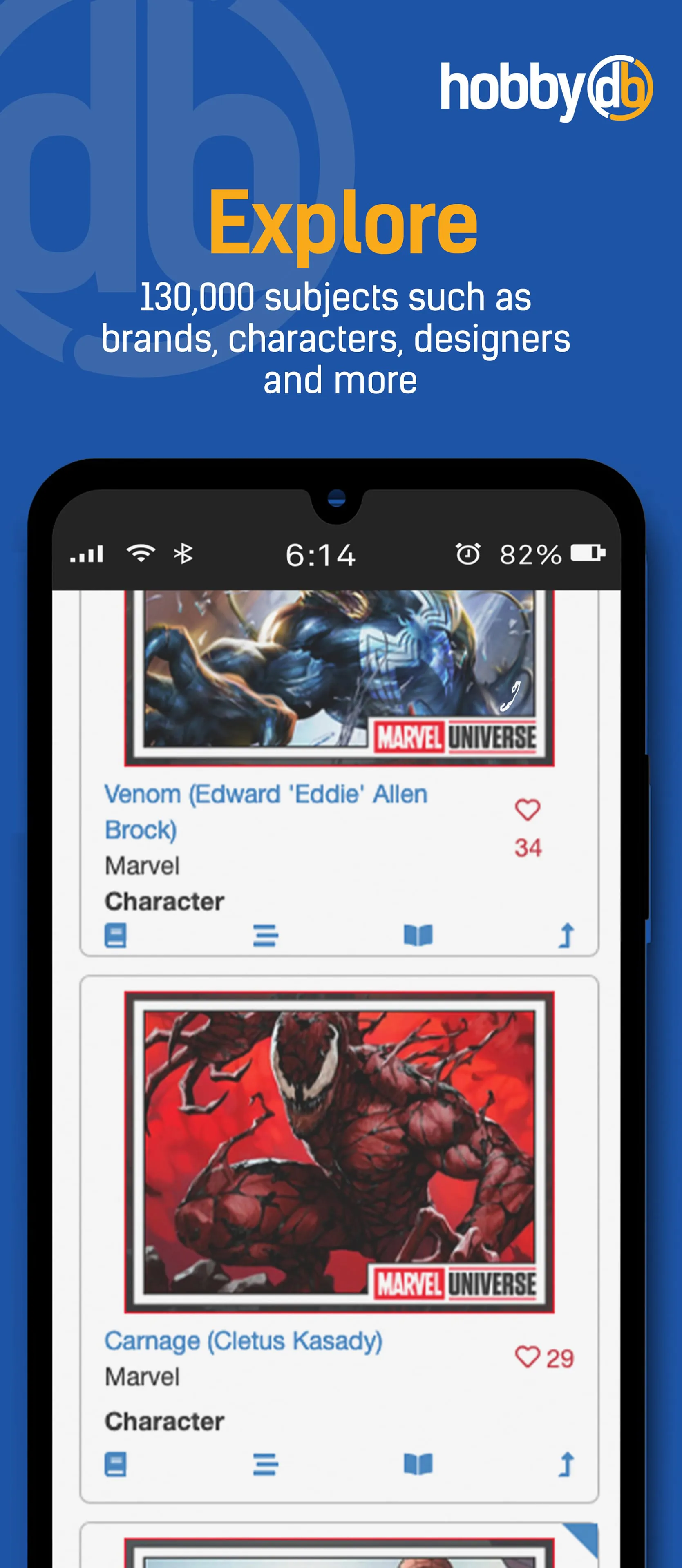 hobbyDB Collection Management