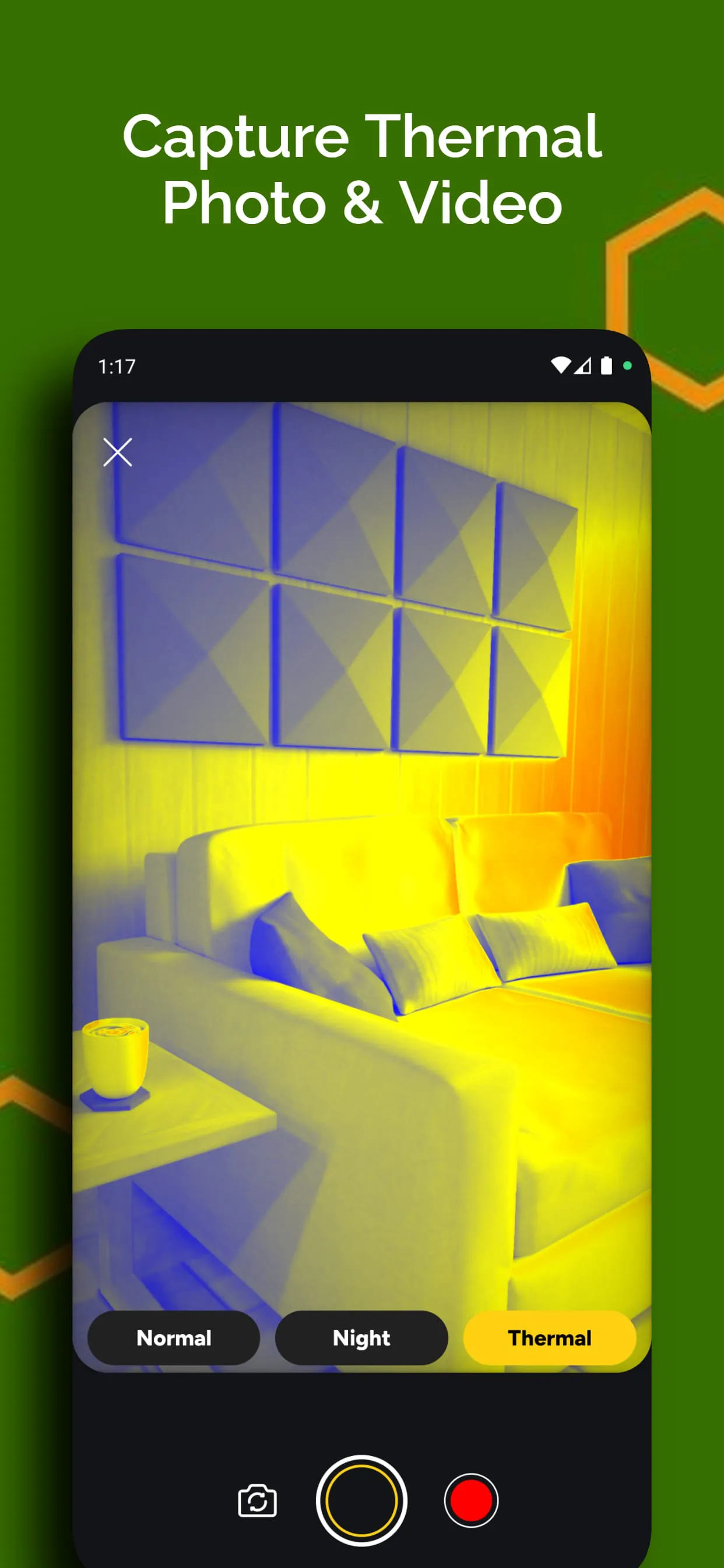 Thermal Night Camera Effect