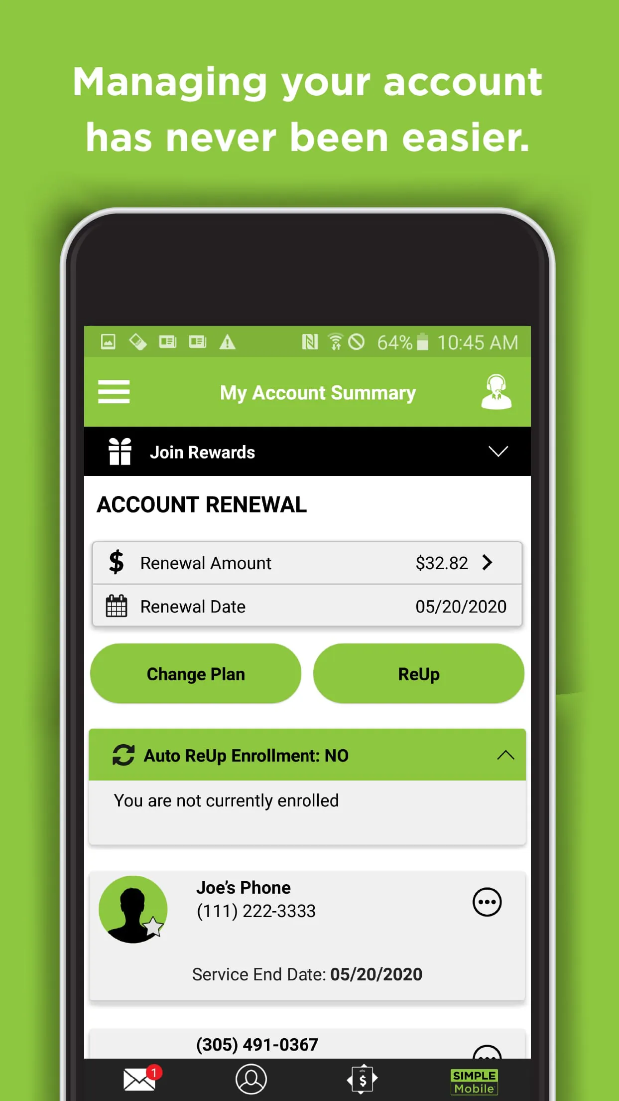 Simple Mobile My Account