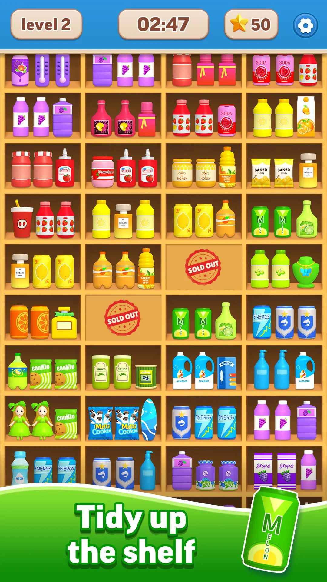 Triple Master 3D：Tidy Goods