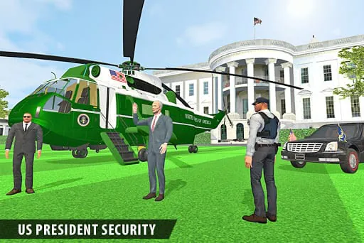 US President Heli Limo Driver