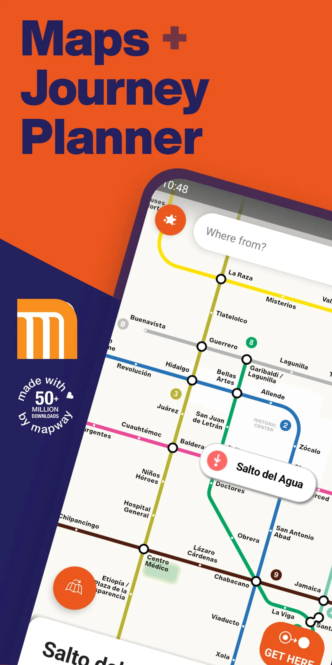 Mexico City Metro Map & Route