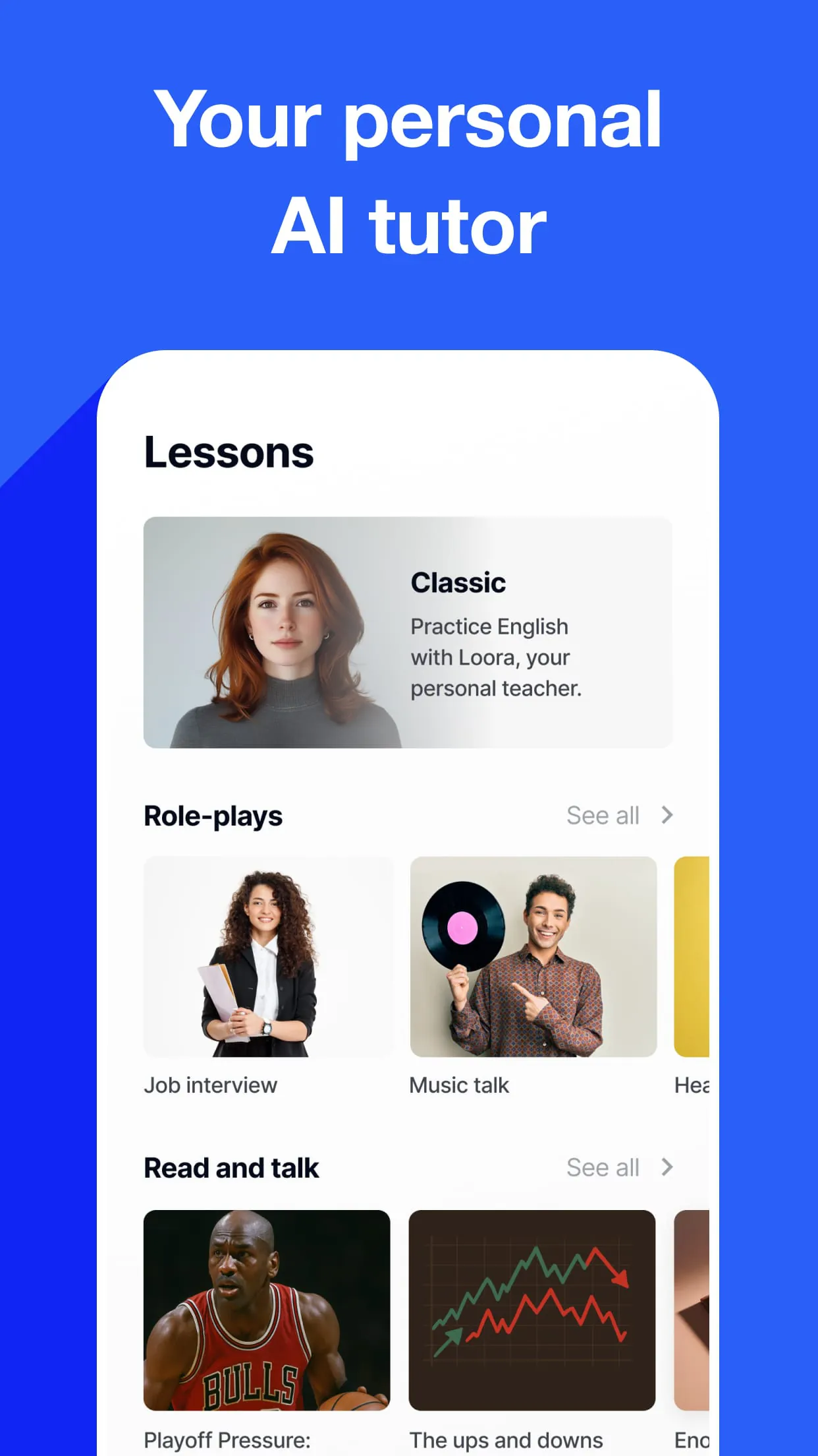 Speak English with Loora AI