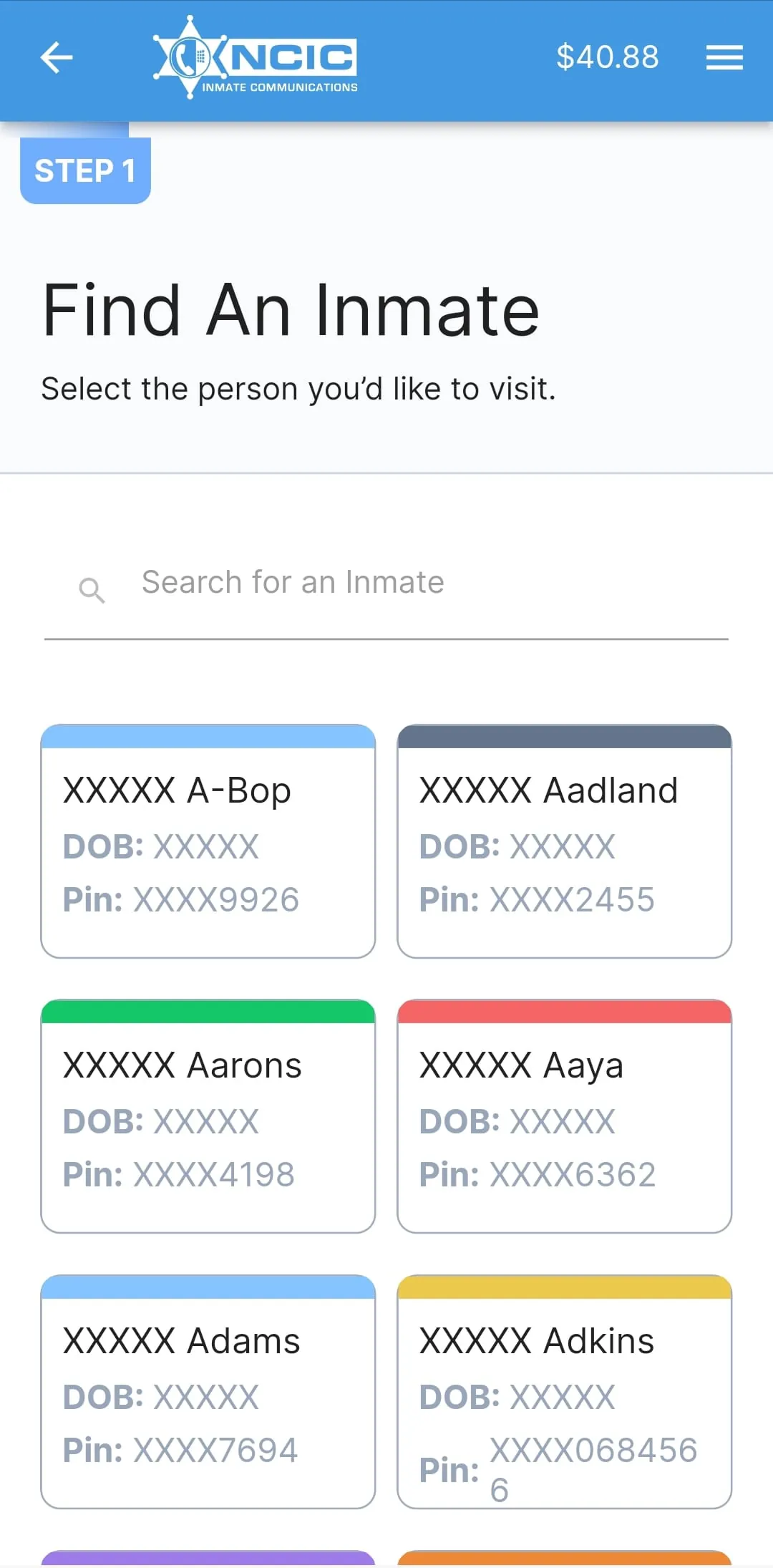 NCIC Mobile Video Visitation