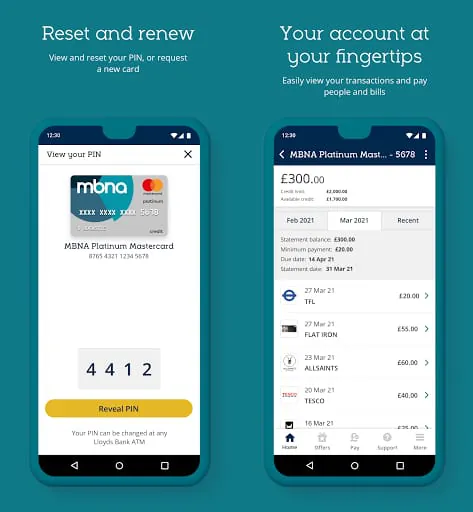 MBNA Mobile App