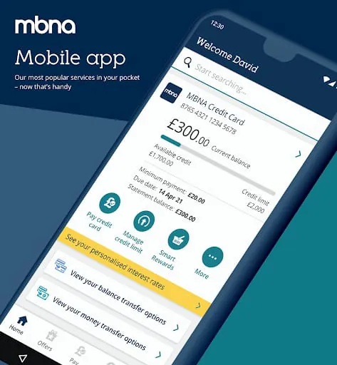 MBNA Mobile App