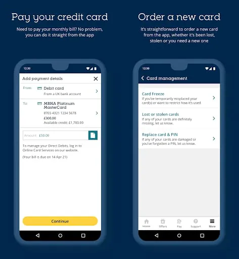 MBNA Mobile App
