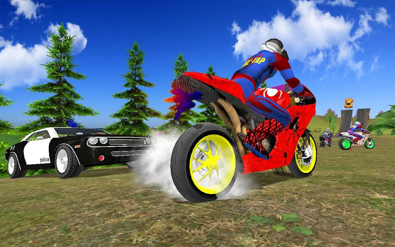 Motorbike Stunt Super Hero 3D