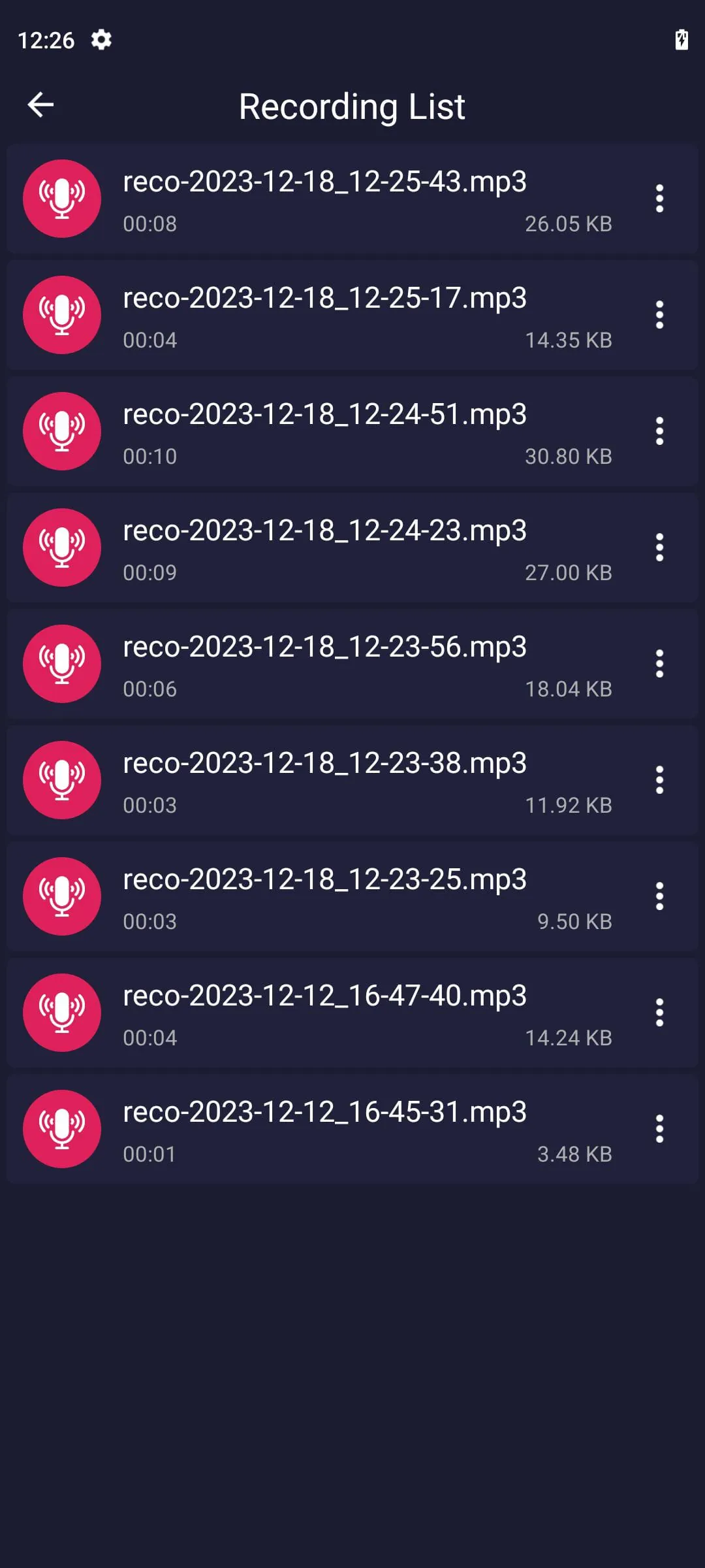 Echo Voice Recorder