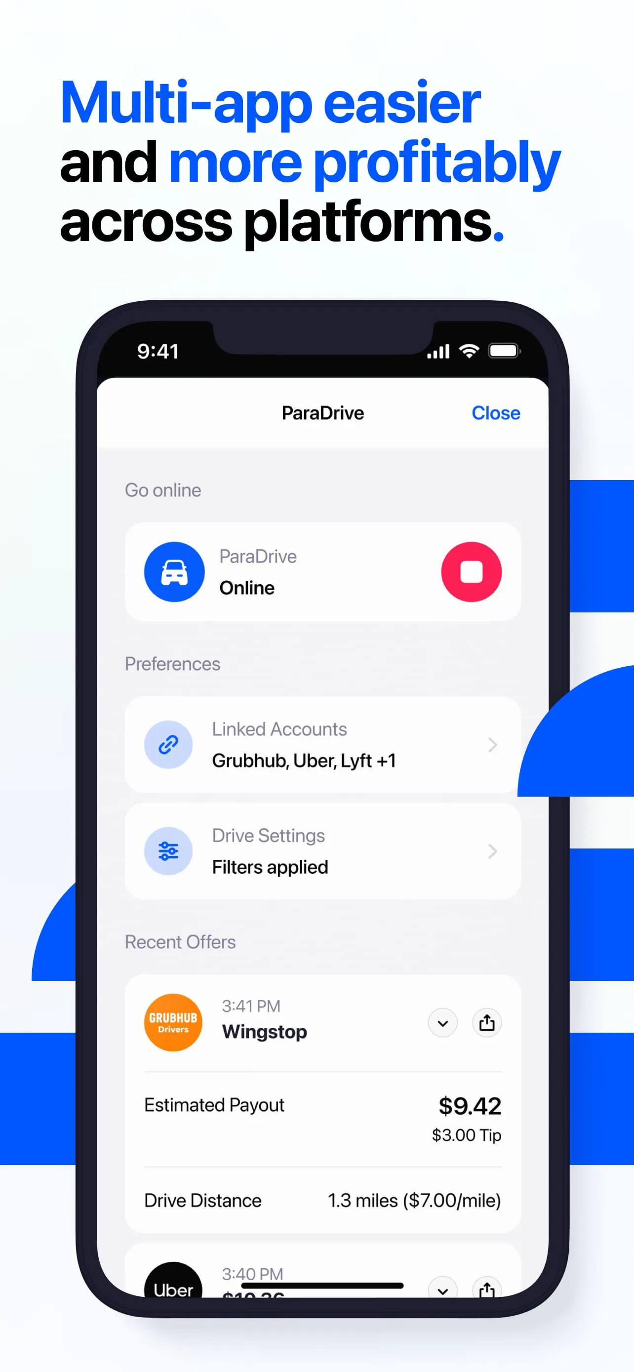 Para – Gig Drivers Earn More
