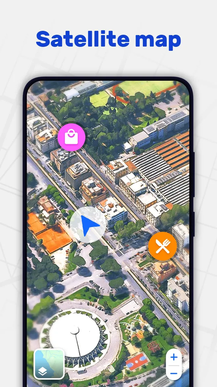 GPS Navigation Route Finder