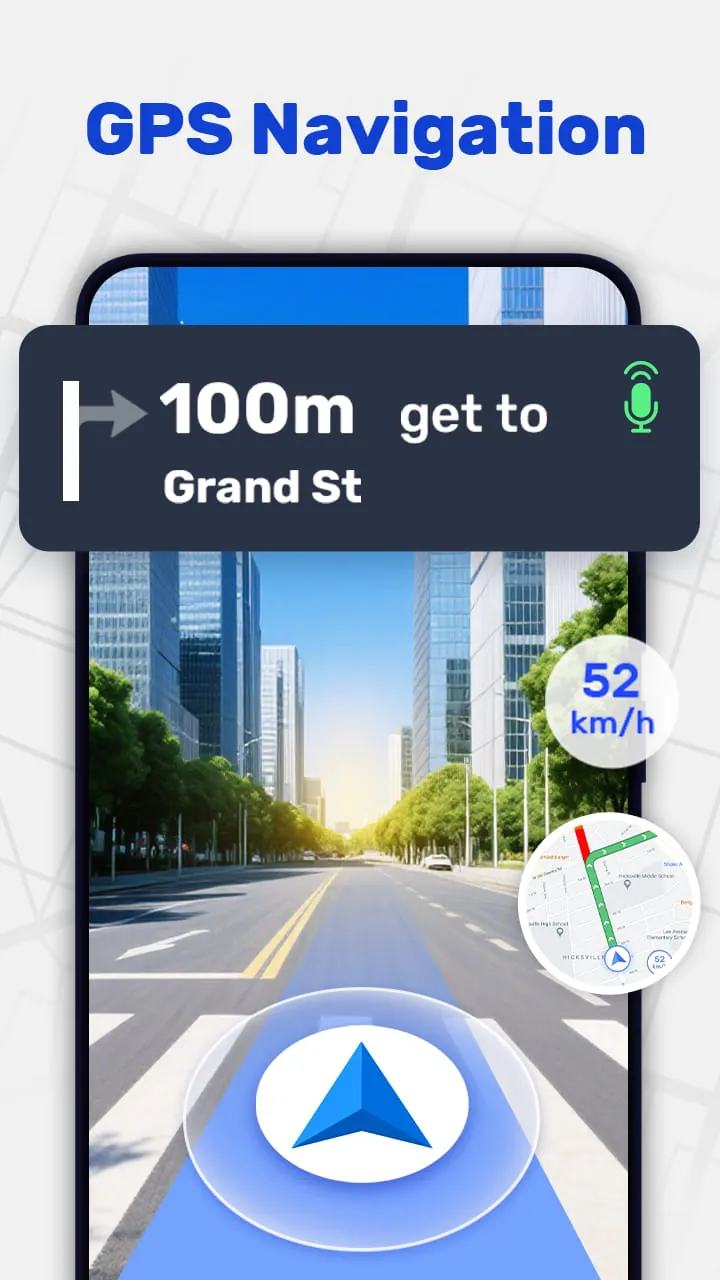 GPS Navigation Route Finder