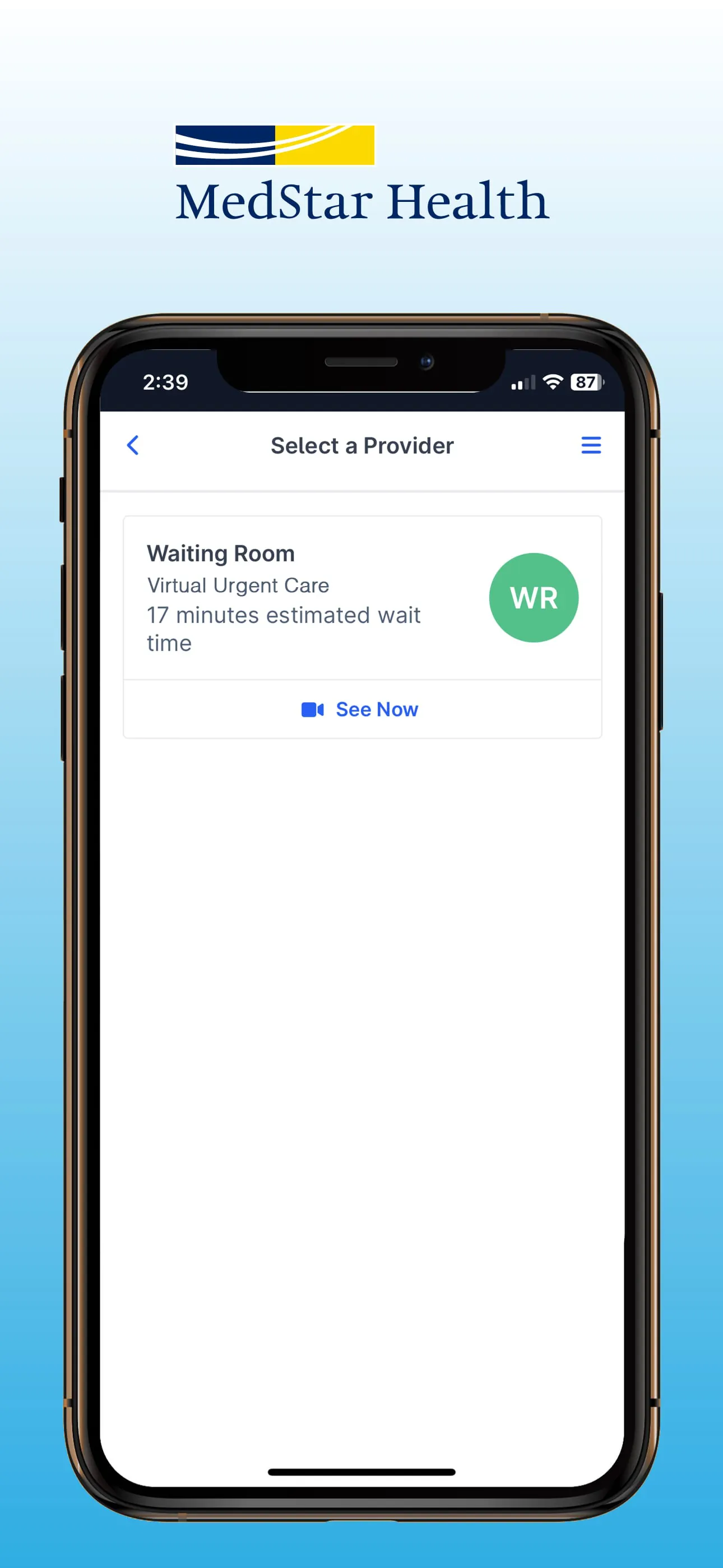 MedStar eVisit – Telehealth