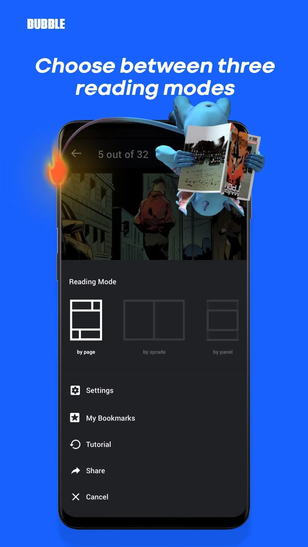 BUBBLE Comics. Russian heroes.