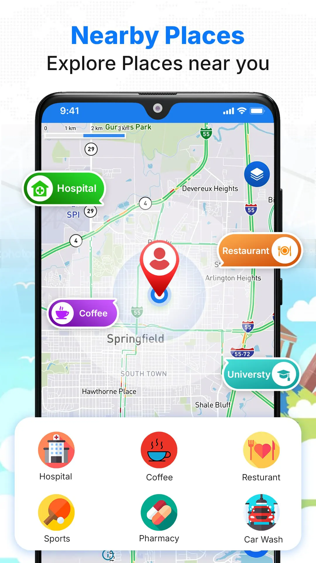 Satellite Map Live Earth View
