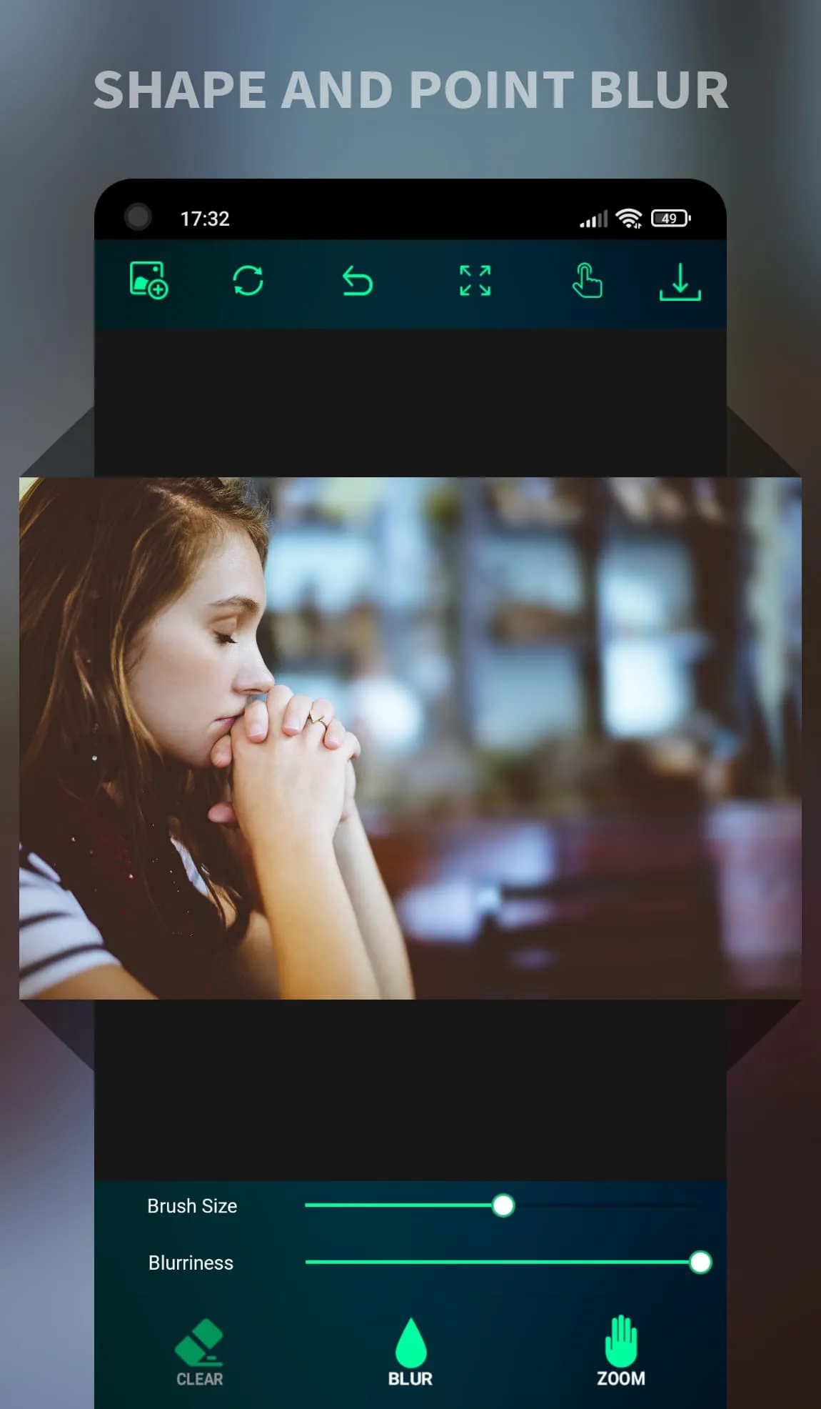 Blur Image Background Editor
