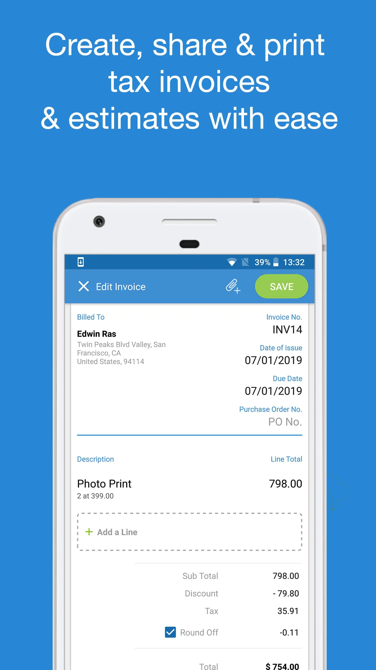 GST Invoice Billing Inventory