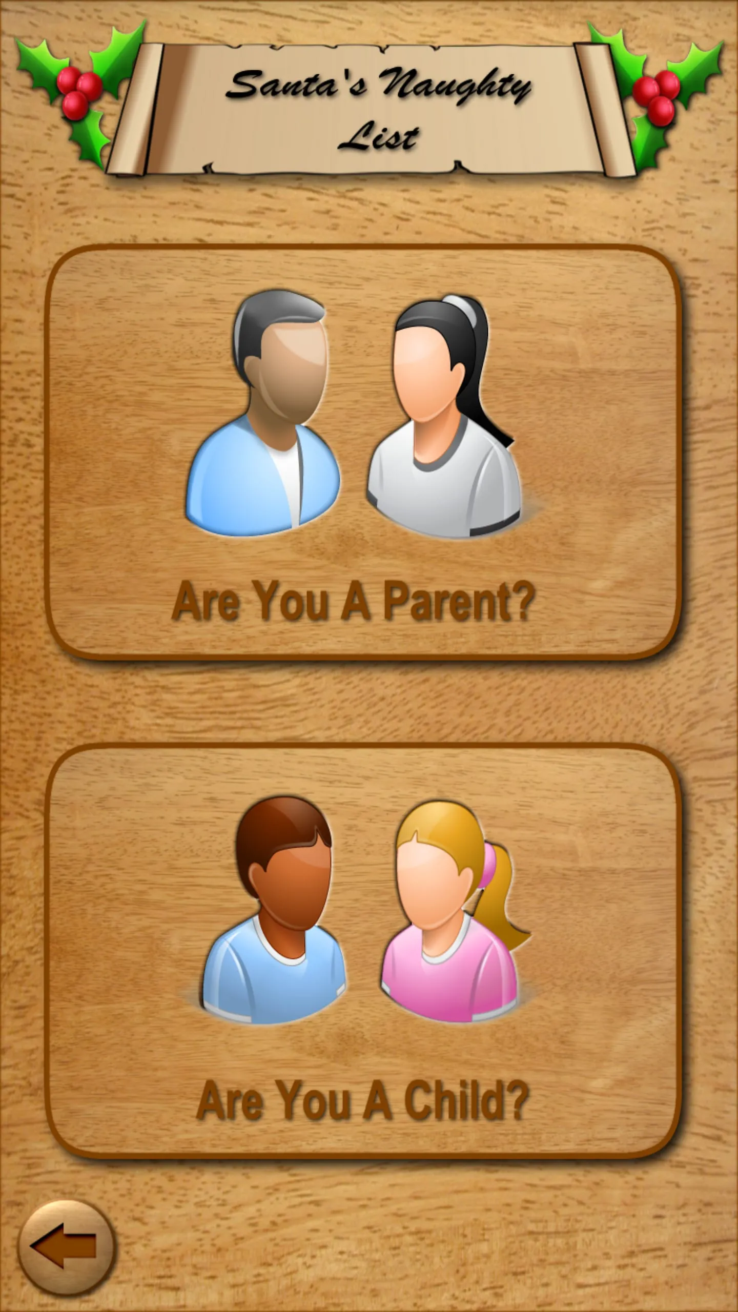 Santa's Naughty List App