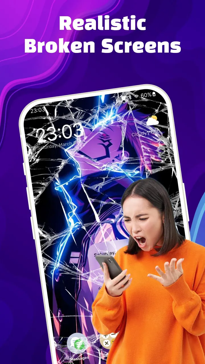 Broken Screen 4K Funny Pranks