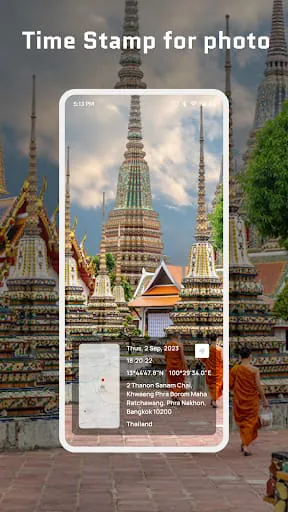 GPS Camera with Date and Time