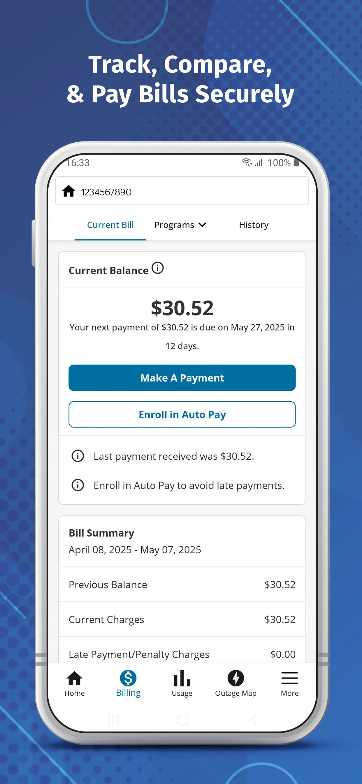 City Utilities – My Account