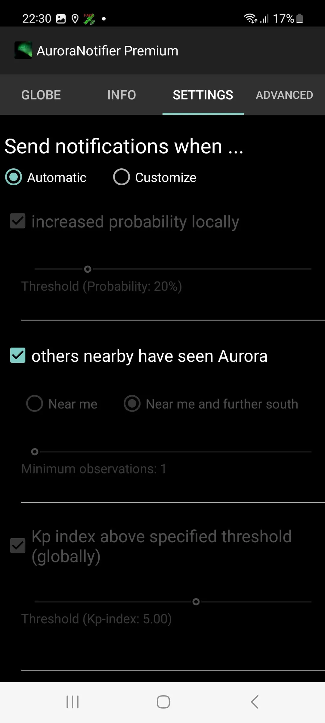 Aurora Notifier