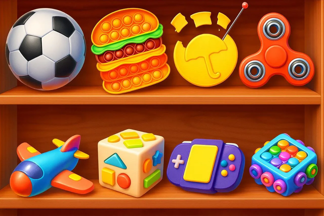 Antistress Pop it Fidget Games