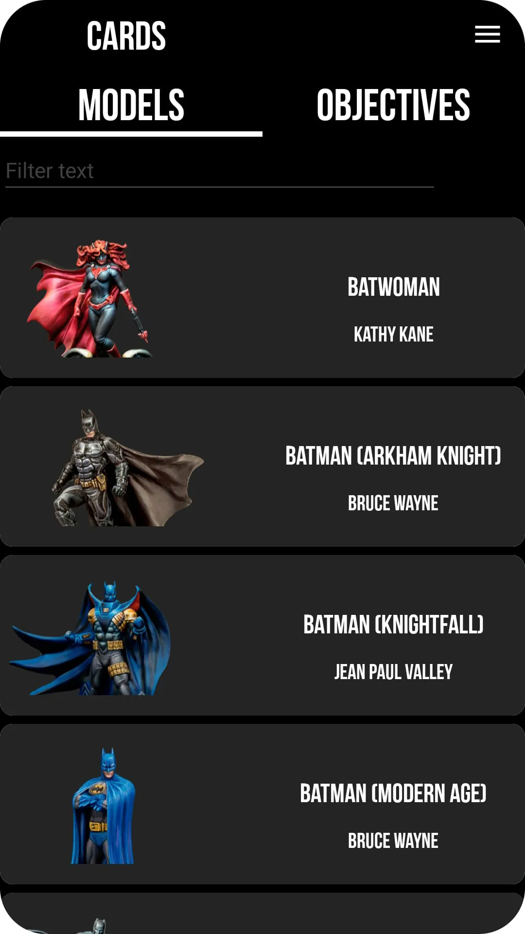 Batman Miniature Game
