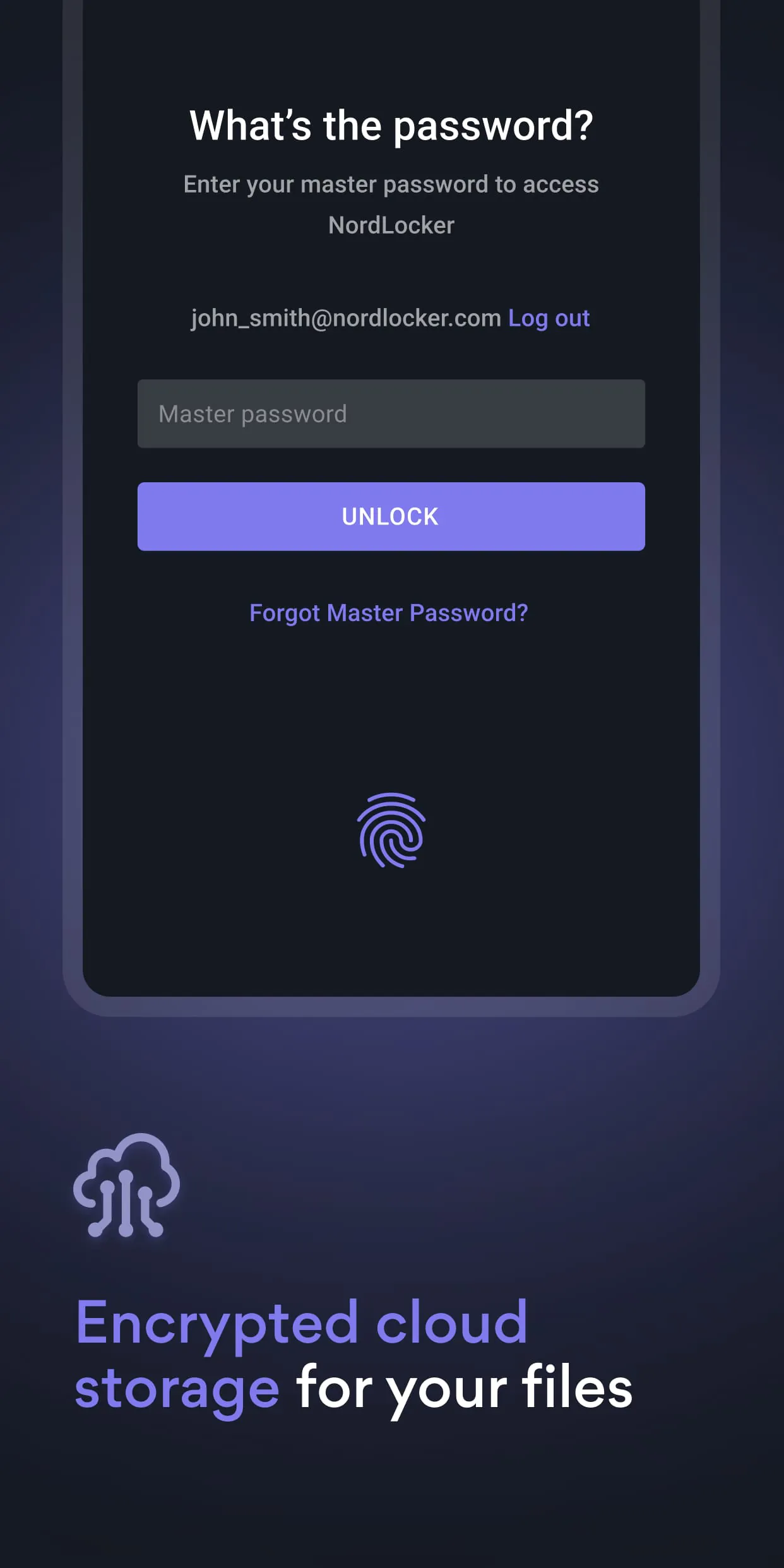 NordLocker Cloud Storage Space