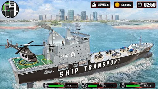 Army Vehicle Transporter Truck