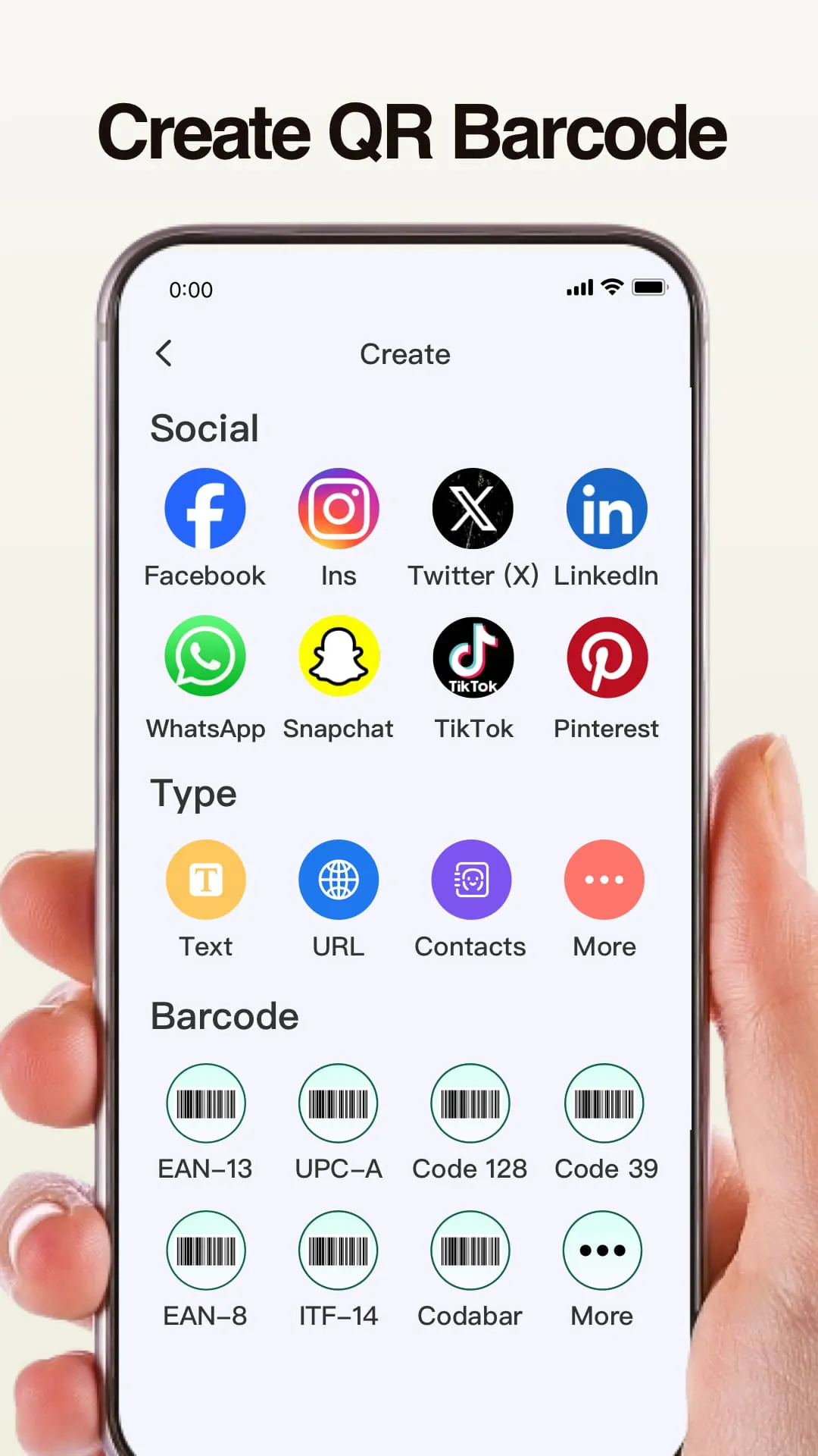 Safe QR Barcode OCR AI Scanner