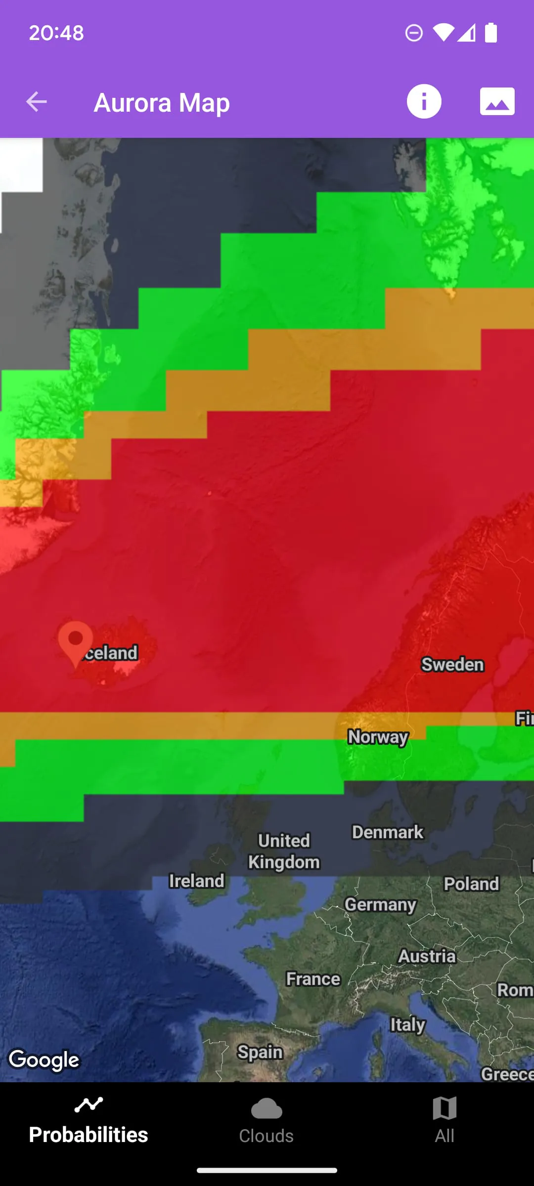 My Aurora Forecast & Alerts
