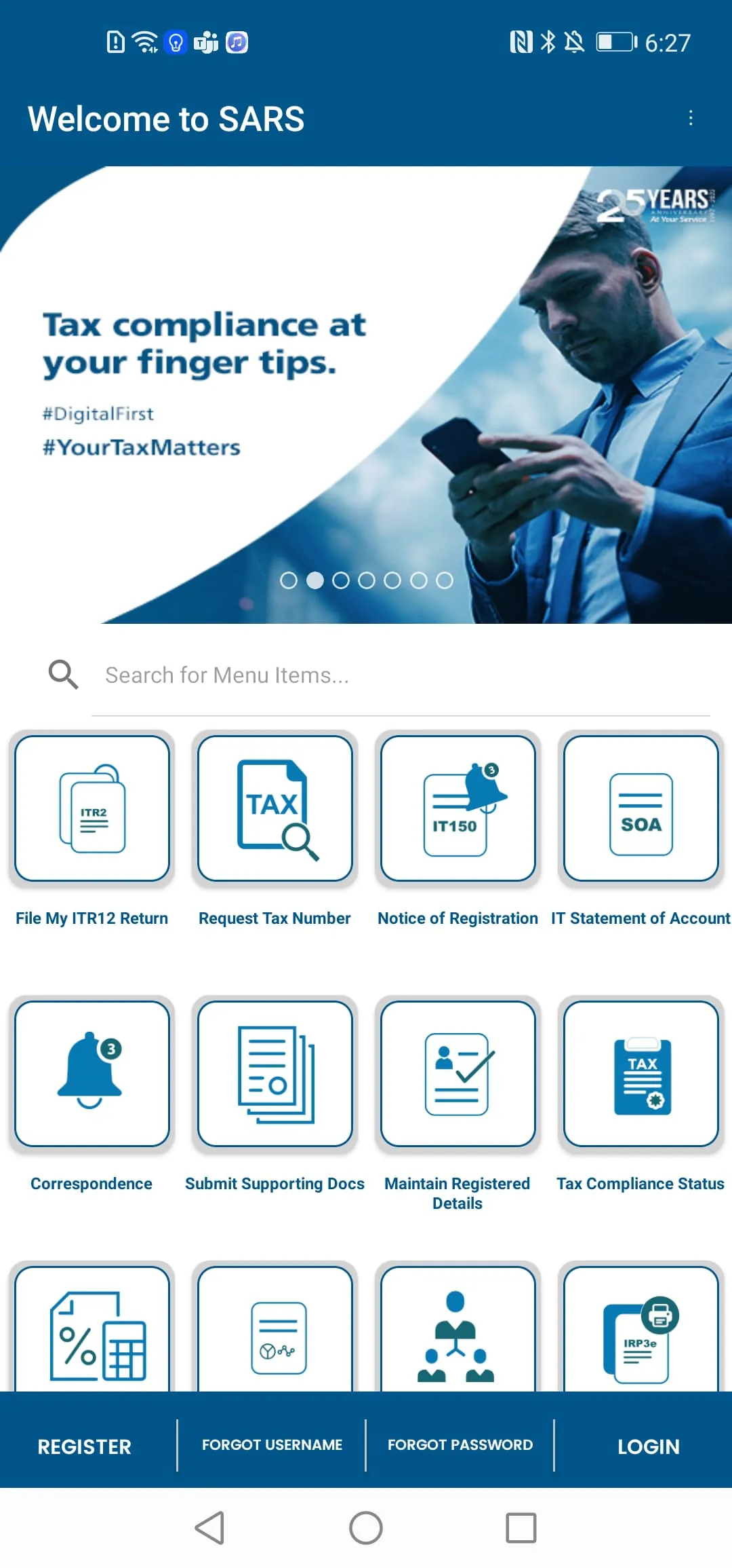 SARS Mobile eFiling