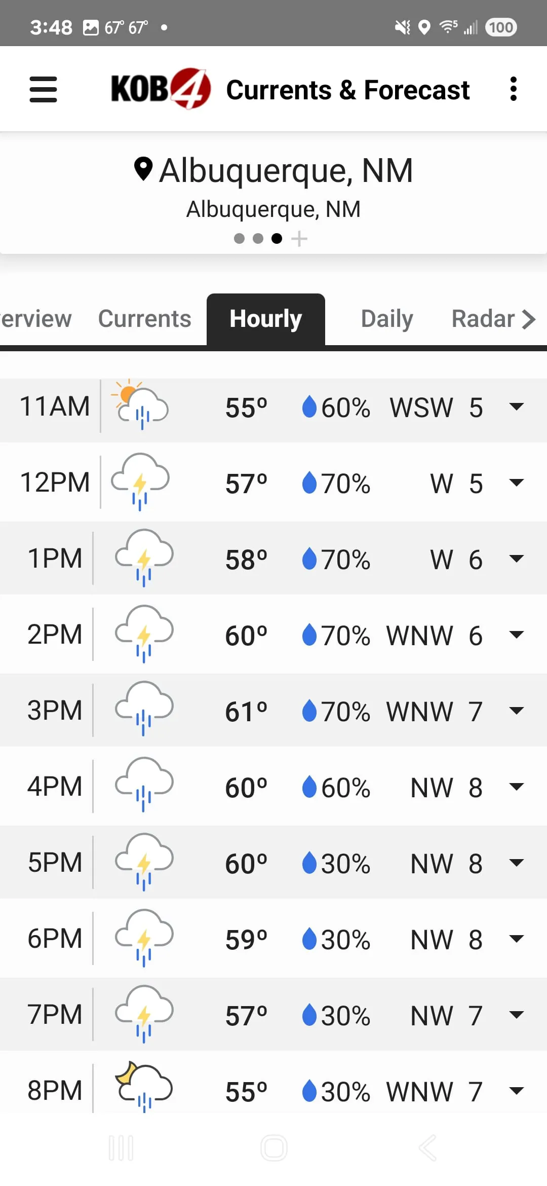 KOB 4 Weather New Mexico