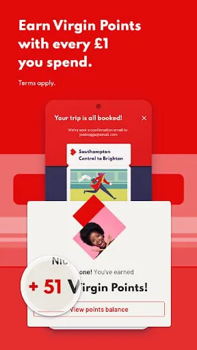 Virgin Train Travel App