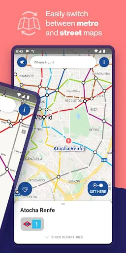 Madrid Metro Map & Route Plan
