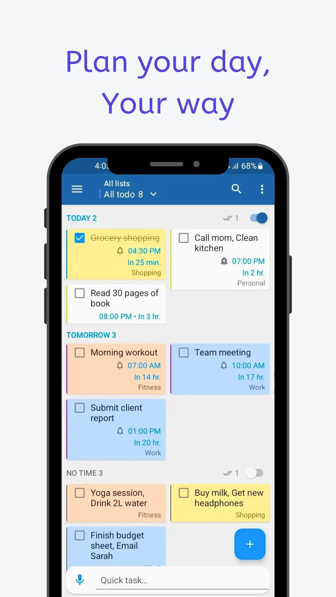To Do List with Reminder