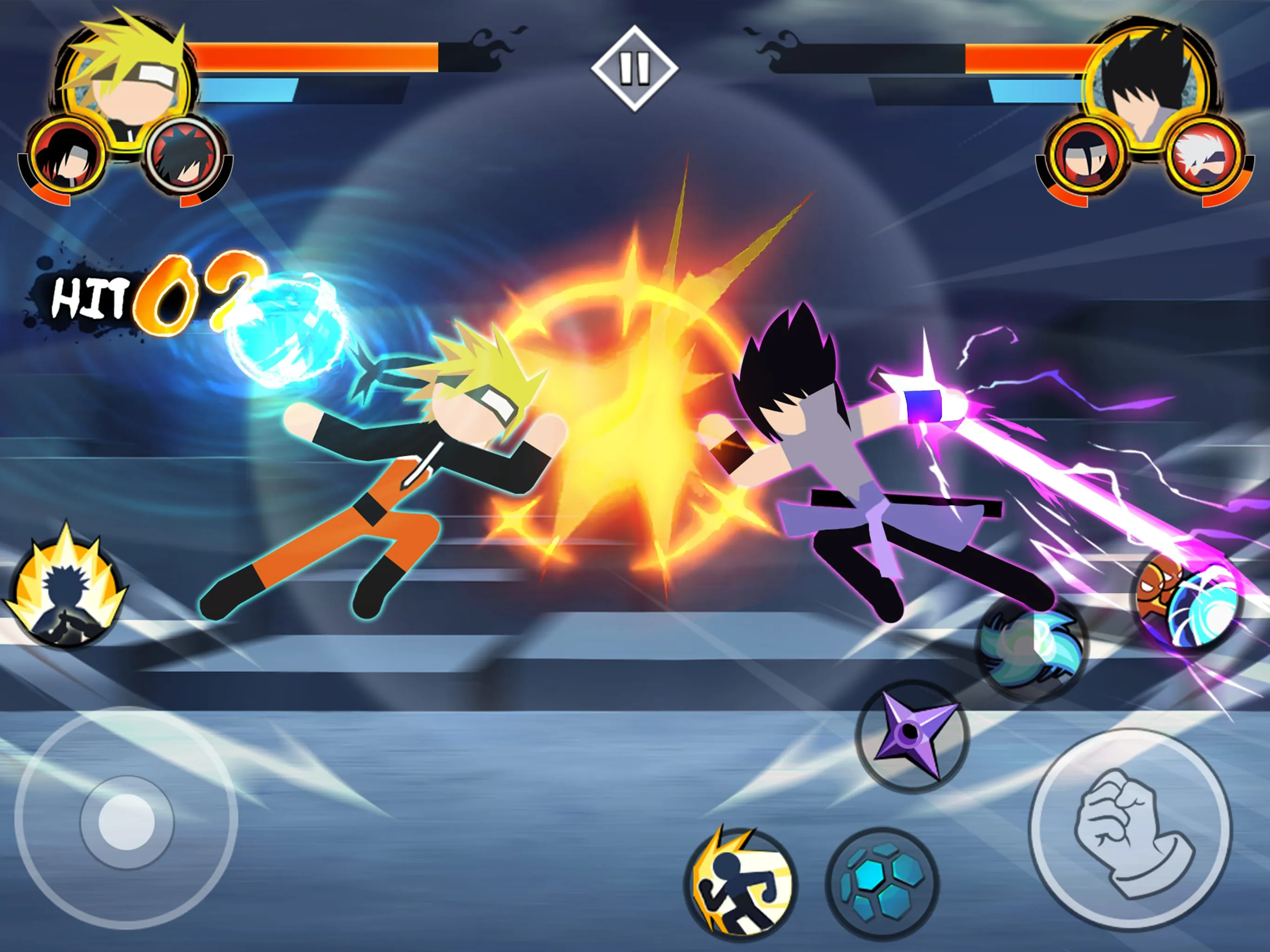 Stickman Ninja 3v3 Battle
