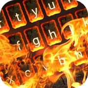 Burning Keyboard Wallpaper HD
