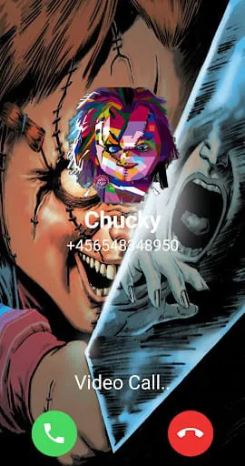 Chucky Doll Fake Video Call